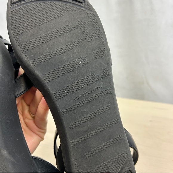 Black Strappy Sandals - Picture 2 of 5